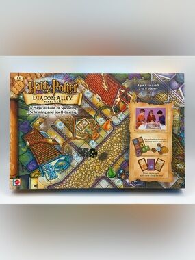 Harry Potter Diagon Alley Board Game Mattel Games- Complete Set